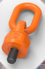 工厂重型设备起吊使用旋转吊环卸扣等吊具